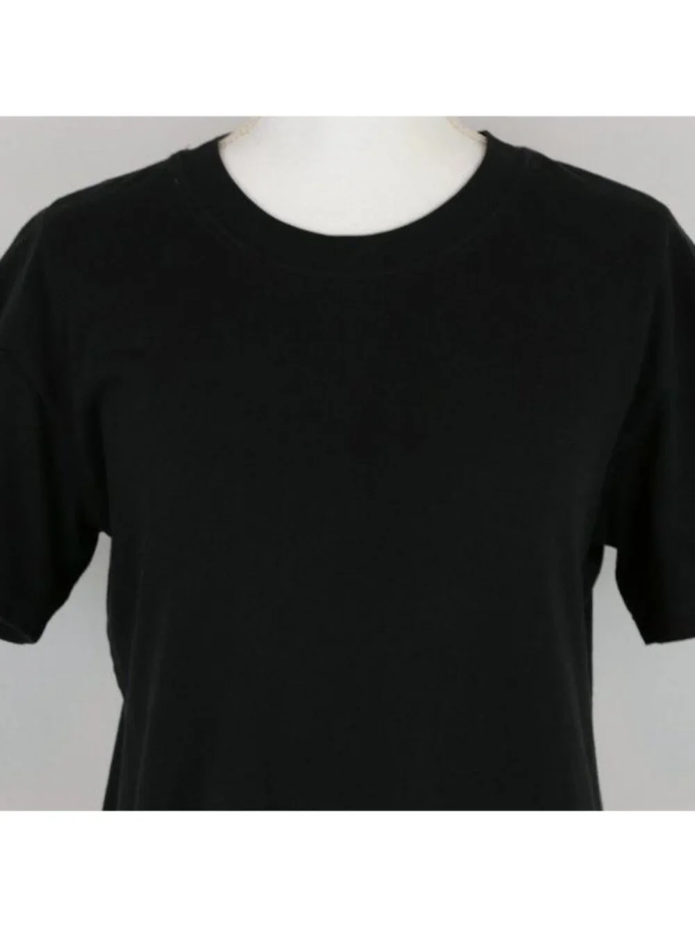 Madewell Tina Women's Small Black Knit Crewneck Short Sleeve T-Shirt Dress